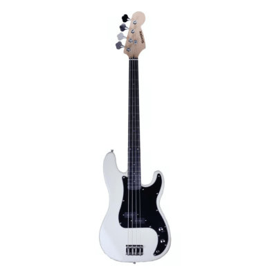 Bajo Eléctrico Blanco /Pickguard Black SDD617 Scorpion
