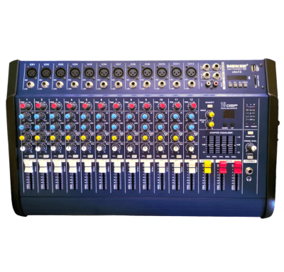 Mezclador Potenciado 12 canales UKS12USB MEKSE