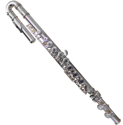 Flauta Traversa Curva Mod. FLT-61E Silver - Etinger