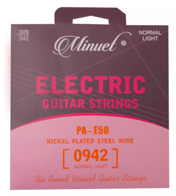 Cuerdas Guitarra Eléctrica MINUET PA-E50 set