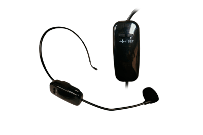 Micrófono De Cintiilo Inalámbrico Doble Uhf Gemini U-722