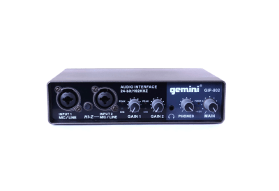 Interfaz De Audio Pre Amp. 2 Canales - Usb Gemini