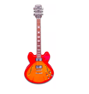 Guitarra Eléctrica Scorpion E272cs | Semi Hollow Rojo