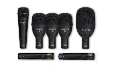 Kit de 7 Micrófonos para bateria serie fusión FP7 AUDIX
