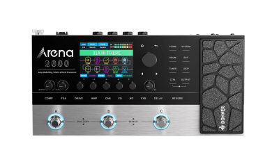 Pedal Multiefecto Modelador de Amp Guitarra/Bajo ARENA 2000 DONNER