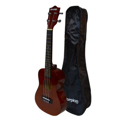 Ukelele cafe oscuro TIAREI Scorpion