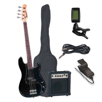 Pack de Bajo Eléctrico Negro HGP-700 | HONDO