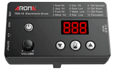 Batería Electrónica Aroma Tdx-15