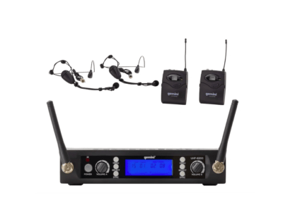 Gemini UHF6200HL Sistema Inalambrico de Cintillo Doble UHF