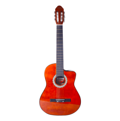 Guitarra Acústica Clásica 39 Scorpion Habano Con Alma + Funda