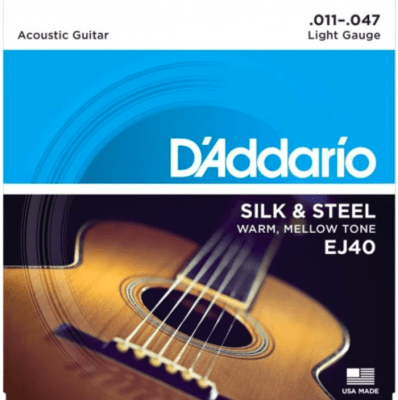 Cuerdas Guitarra Acústica - Folk Daddario EJ40 11-47