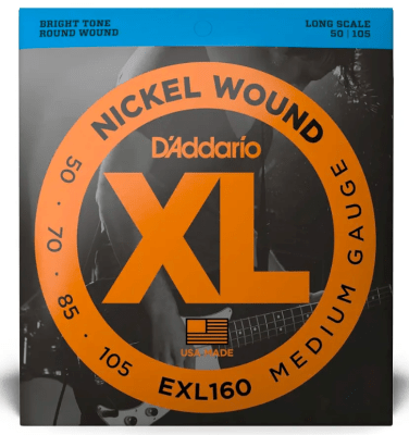 Cuerdas de Bajo XL NIQUEL 4 CUERDAS DADDARIO EXL160