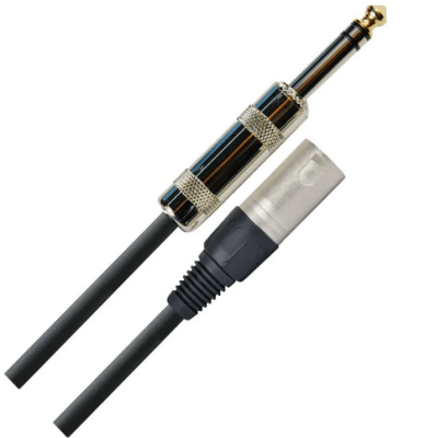 Cable XLR Macho a Plug 1/4 TRS 3mts Accuracy Pro Audio MC-0753M