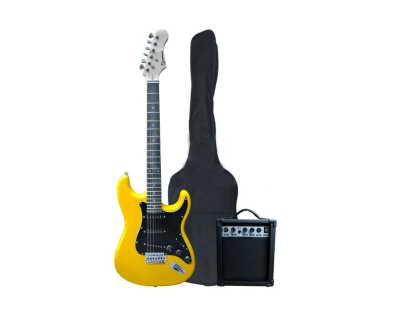 Cipriani Pollux-1 Pack Guitarra Eléctrica Yellow / Black