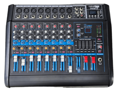 Mezclador Potenciado 8 canales  CPM-800 Carver Pro