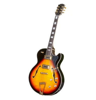 Guitarra Eléctrica Semi Hollow Scorpion E275vs | Dorado