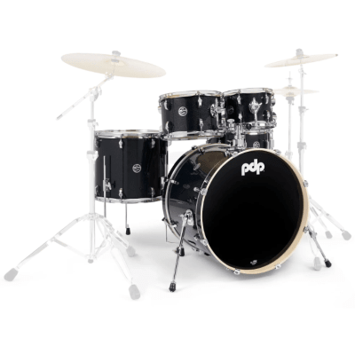 Bateria Acustica PDP Shellpack Mainstage Series 5 Pcs Maple Black Sparkle