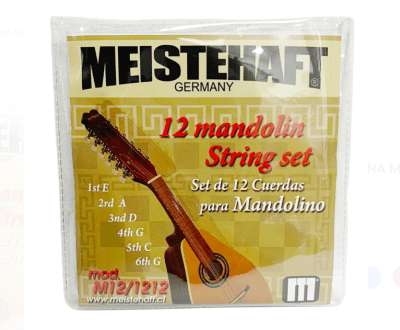 Meistehaft GAC7593 - Set de cuerdas Mandolina 12