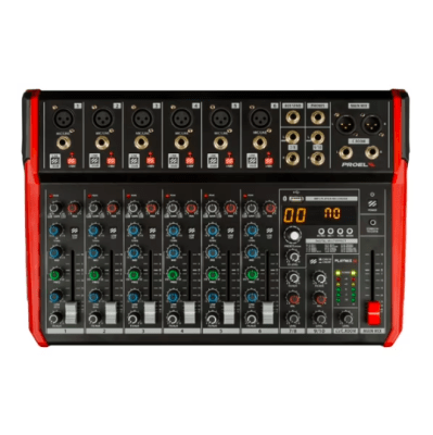 Consola Mesa de Sonido 10 canales PLAYMIX 10 - PROEL
