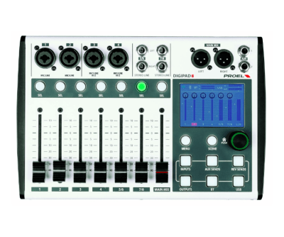 Consola Mixer Digital 8 canales Proel DIGIPAD8