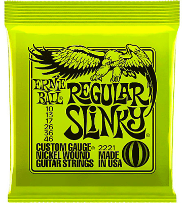 Set de Cuerdas Ernie Ball  Regular Slinky 10-46