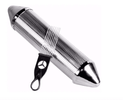 Guiro Torpedo Metalico Con Peine