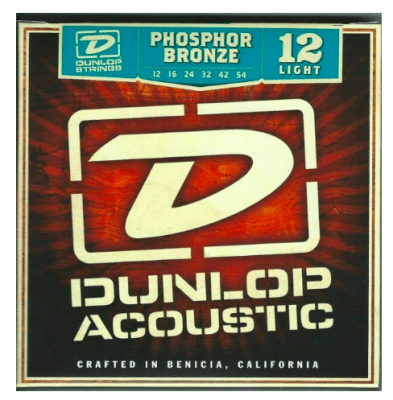 Guitarra Acústica Dunlop Cuerdas Fósforo Bronce (12 -54)