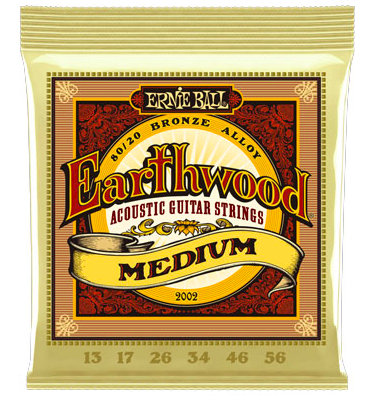 Cuerdas de Guitarra Metalicas Ernie Ball 2002 Earthwood 80/20 Bronze Ac