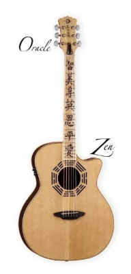 Guitarra Folk Electroacustica Luna Oracle Zen