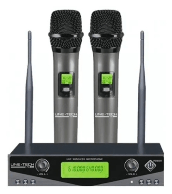 Micrófono De Mano Doble Line Tech Wvsmpro2