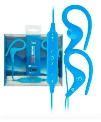 Audífonos Bluetooth Sport Ear Clip Azul