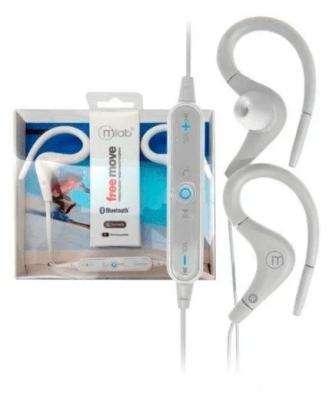 Audífonos Bluetooth Sport Ear Clip Blanco