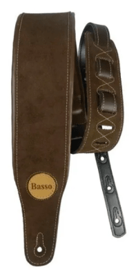 Basso Fb02 Correa De Bajo Café Gamuza