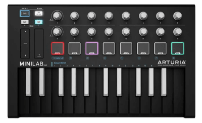 Arturia Minilab Mk2 Deepblack Controlador Midi