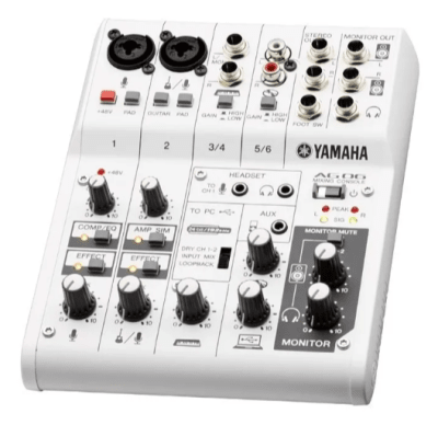Yamaha Ag06 Mezclador Híbrido Usb 