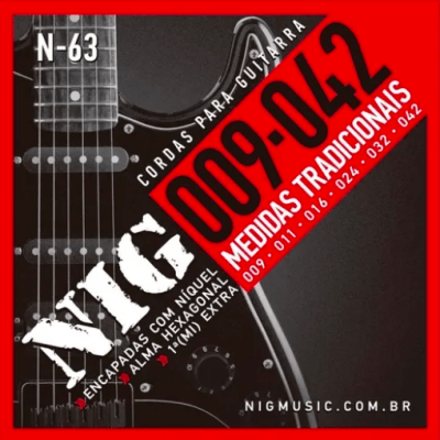 Nig N-63 09/42 Cuerda Guitarra Electrica