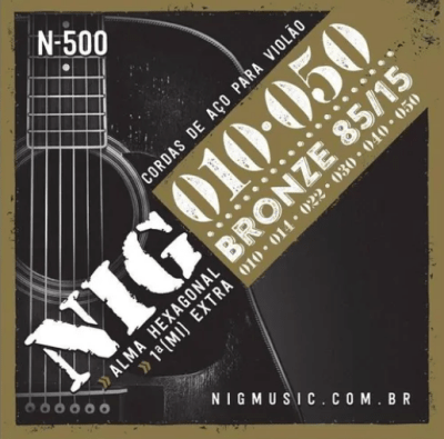 Nig N-500 10/50  Cuerdas De Guitarra Metal