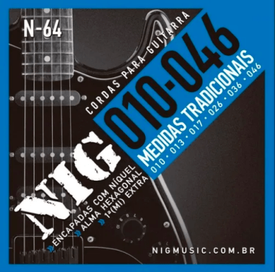 Nig N-64 10/46  Cuerda Guitarra Electrica