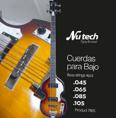 SET 4 CUERDAS PARA BAJO NUTECH