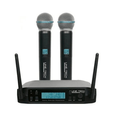 Line Tech Wvspro2 Micrófono De Mano Doble