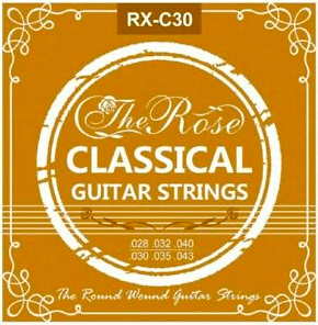 The Rose RXC30 cuerdas nylon