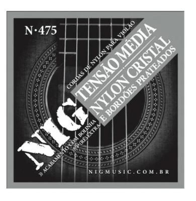 Nig N-475 Cuerdas Guitarra Clásica Tensión Media (ball End)