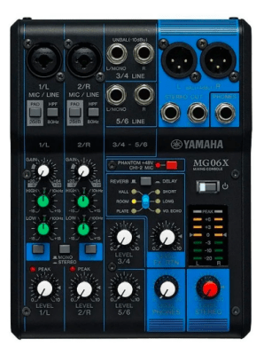 Yamaha Mg06x Mezclador Con Efectos
