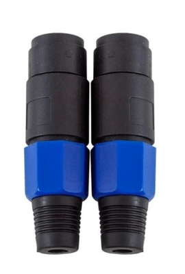 Kit X 2 Fichas Conector Speakon 4 Polos A Cable Skp Fs-4w