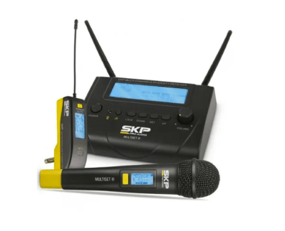 Microfono Doble Inalámbrico Skp Multiset Iii