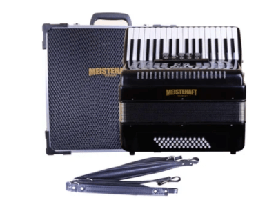 MEISTEHAFT MT6380 ACORDEÓN 48 BAJOS 5 REGISTROS BLACK