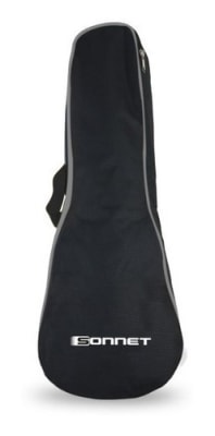 funda ukelele soprano sonet negro /gris