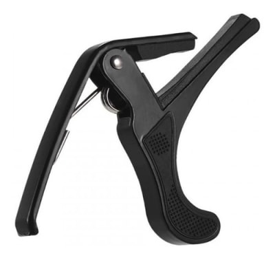 Capodastro cuerda nylon negro