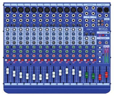 MIDAS DM16 Consola mezclador 16 canales