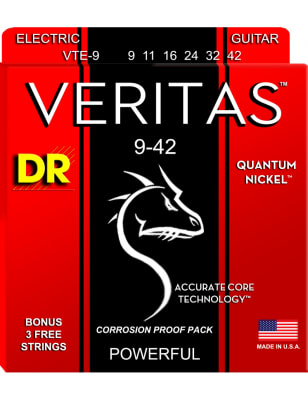 Cuerdas Guitarra Eléctrica 6 Cuerdas VERITAS VTE-09-42 Light